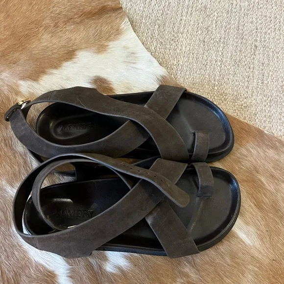 A.Emery Jalen Sandal in Mulch - Picture 6 of 7